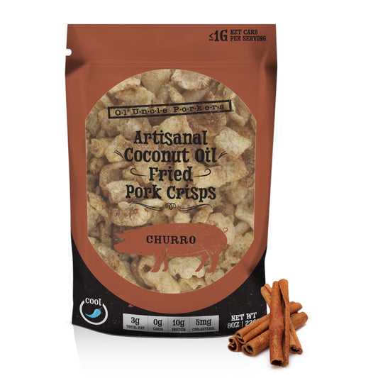 Churro Pork Rinds (Keto Friendly)