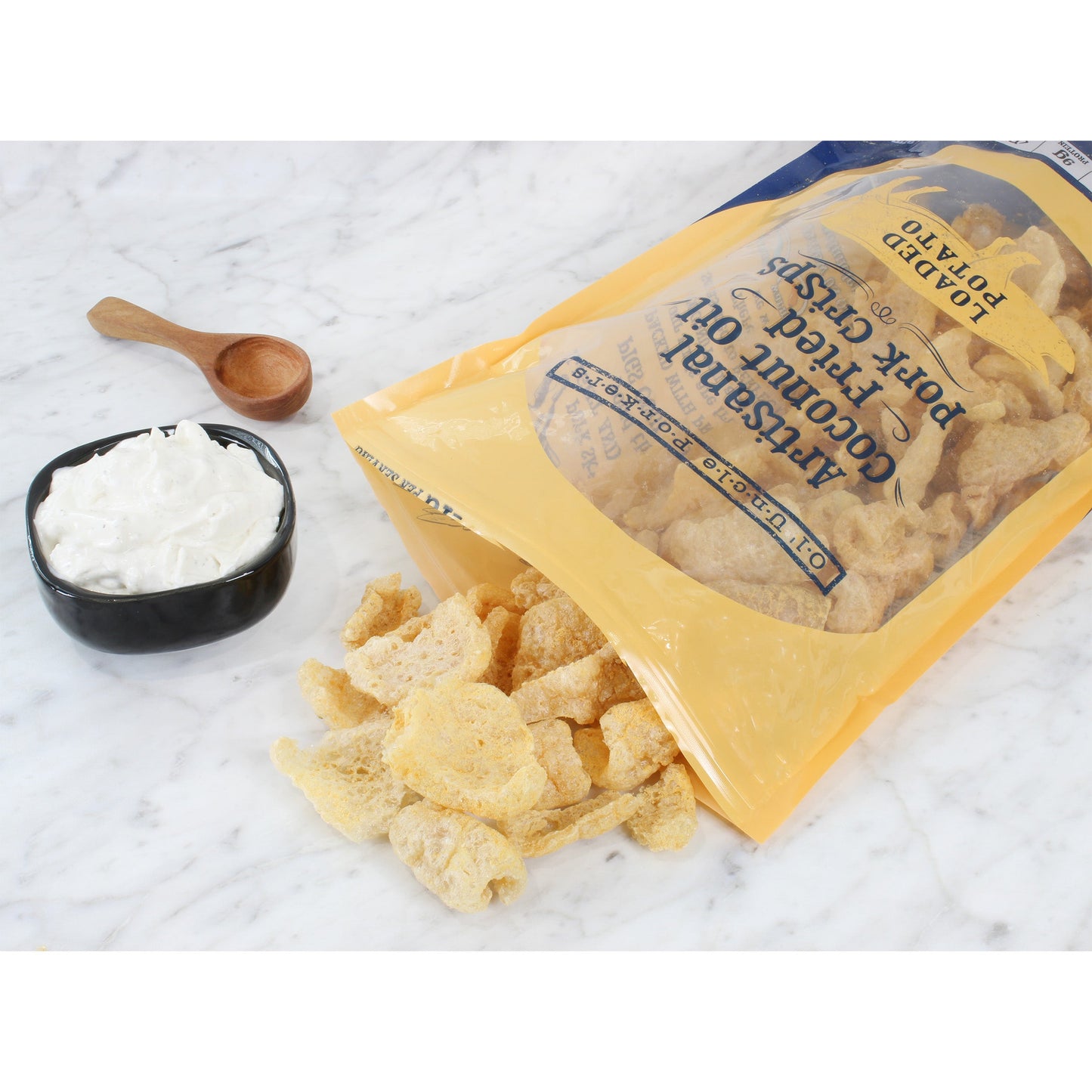 Loaded Baked Potato Pork Rinds (Keto Friendly)